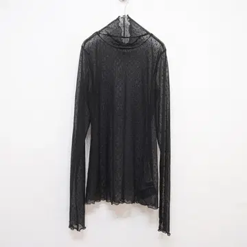 Spick & Span 도트 튤 하이넥 풀오버 일본제
