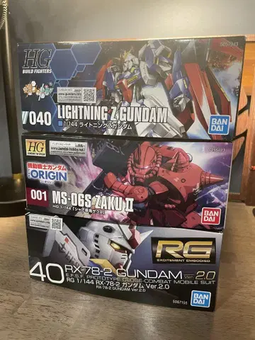 RG RX-78-2 건담 Ver.2.0 자쿠 라이트닝 Z