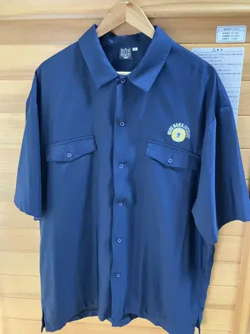 TOKYOBB BIKE BAKA 네이비 워크 셔츠