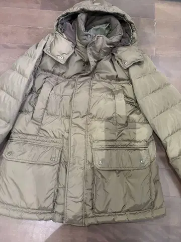 유니클로 다운 자켓 XL 올리브