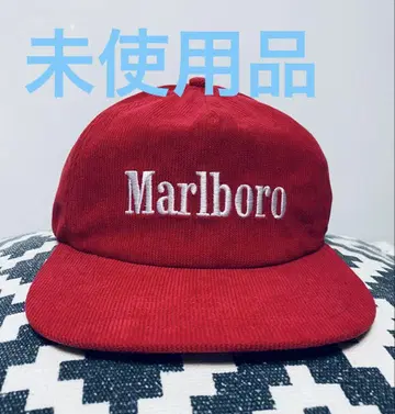 미사용품 MARLBORO EMBROIDERY CORDUROY CAP