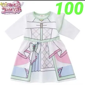 [ 새상품 ] 키미토 아이돌 프리큐어 큐어즈 큔 나리키리 원피스 100