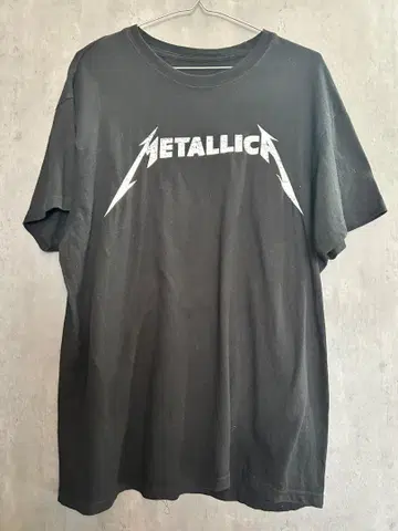 Metallica 로고 T셔츠 블랙