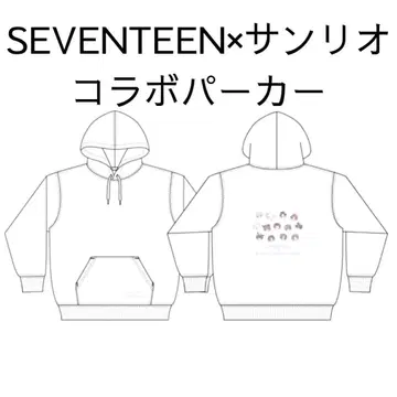 SEVENTEEN x 산리오 캐릭터즈 돈키호테 한정판 풀오버 후드티