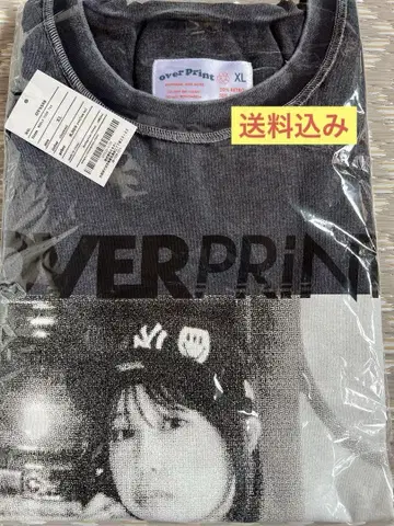 over print 나에나노 T셔츠 오버프린트