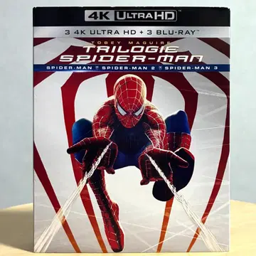 스파이더맨 트리클로지 4K UHD 해외판 일본어 지원