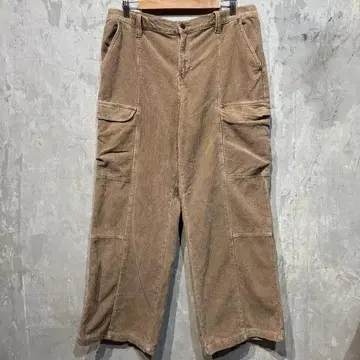 빈티지 00's 카고 코듀로이 팬츠 베이지
