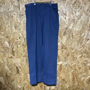 SCOVILL 지퍼 W34 스틸 블루 워크 팬츠 REED 군