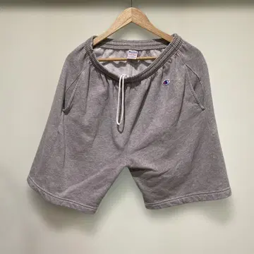 챔피온 맨투맨 숏팬츠 그레이 9oz USA USED