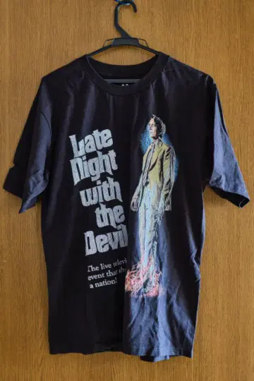 악마와 밤샘 영화 티셔츠 MOVIE 호러