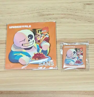 샌즈 캔뱃지 & 코스터 게이머구이 언더테일 UNDERTALE