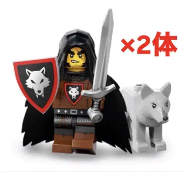 레고 울프 도적단 미니피규어 시리즈 27 늑대족의 마스터 x 2개