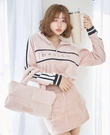다리치 로고 퍼 백