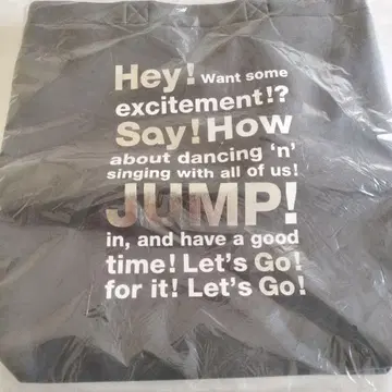 Hey Say JUMP! 토트백 블랙 컬러