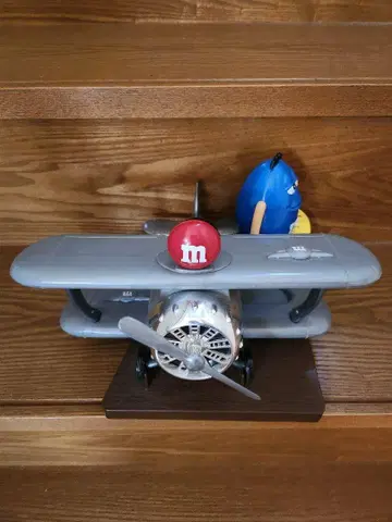 M&M's 비행기 모형 블루 캐릭터 포함