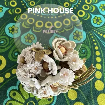 PINK HOUSE 코사지 빈티지 꽃 장식 부케 [배송비 포함]