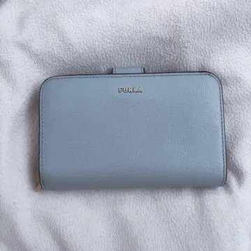 중고 FURLA 훌라 접이식 지갑 민트 그린