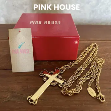 PINK HOUSE 크로스 목걸이 골드 십자가 [배송비 포함]
