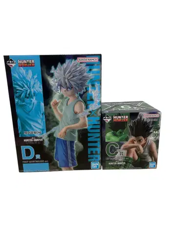 제일복권 HUNTER x HUNTER C상 곤 D상 키루아 피규어