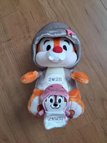 칩과 데일 봉제 인형 2025년 디자인