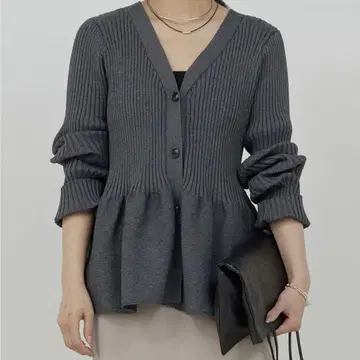 GALLARDAGALANTE 페플럼 2WAY 가디건 F