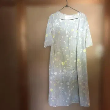 네이비 거즈 원피스