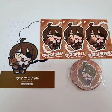 니트부 페스티벌 우마즈라하귀 레어 캔뱃지 스티커 엽서