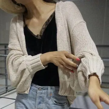fdom summer knitcardigan 썸머 니트 가디건