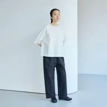 나카가와 마사시치 상점 강연면 풀오버 7부 소매