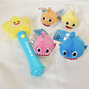 Baby Shark 응원봉 마스코트 키링 세트