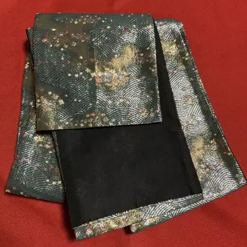 [ 새상품급 ] 반폭 오비 무용용 화학 섬유 리버서블