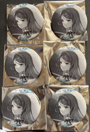 뱅드림 캔뱃지 Roselia 히카와 사요 세트 의 꽃 왕관