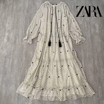 ZARA 티어드 쉬폰 원피스
