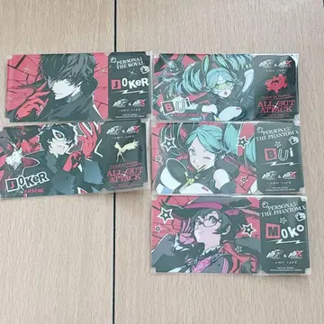 P5R 아모카페 티켓풍 스티커