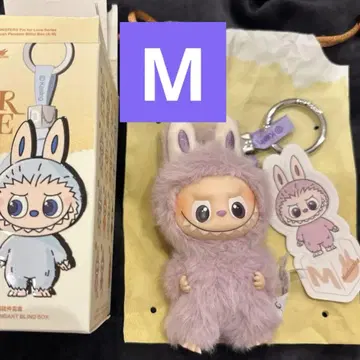 LABUBU PIN FOR LOVE 봉제 인형 펜던트 M