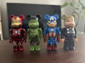 BE@RBRICK 베어브릭 어벤져스 데미지 ver. 4종류