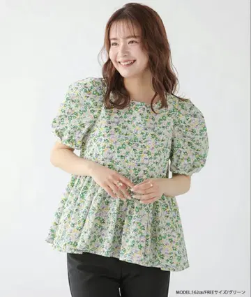 fitmore 꽃무늬 상의