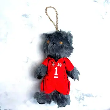 귀중 하이큐 TO THE TOP 이미지 베어 봉제 인형 쿠로오 테츠로