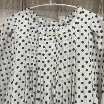 45R 도트 원피스