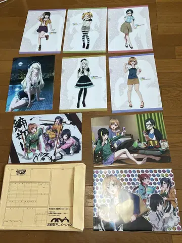 SHIROBAKO 클리어 파일 9장 세트