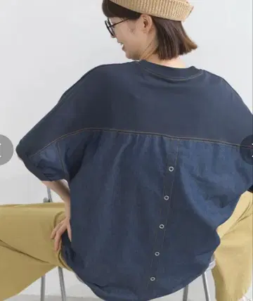 lupilien 루필리안 데님 백산 풀오버 새상품 루즈핏