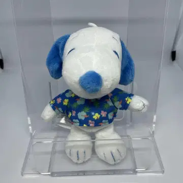 스누피 봉제 인형 꽃무늬 셔츠 약 12cm