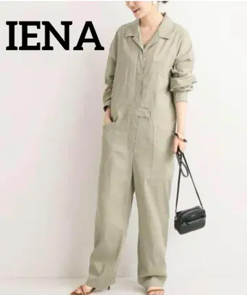[ IENA ] 이에나 린넨 혼방 올인원 점프수트 M 살로펫 새상품급