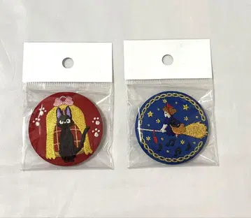지브리 자수 브로치 마녀 배달부 키키 2종 세트
