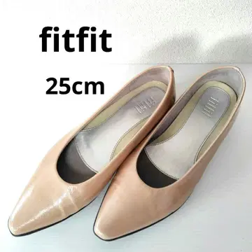 fitfit 베이지 스틸레토 플랫슈즈