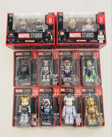 [ 초레어! ] MARVEL 베어브릭 세트