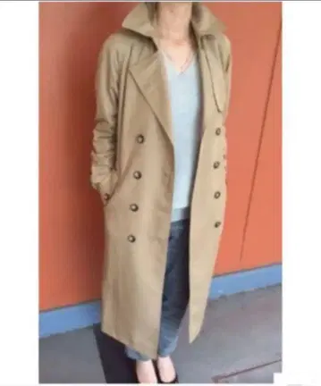 그린 라벨 릴랙싱 롱 트렌치코트 베이지