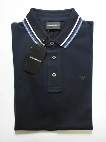 새상품 엠포리오 아르마니 EMPORIO ARMANI 카노코 피케 셔츠