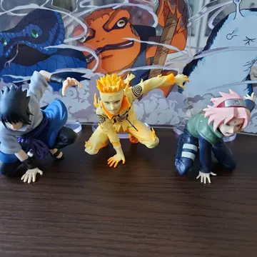 NARUTO 돌풍전 새로운 삼닌 나루토 사스케 사쿠라 피규어 세트