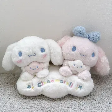 산리오 시나몬 & 폴로와 구름 형제 봉제 인형 시나모롤